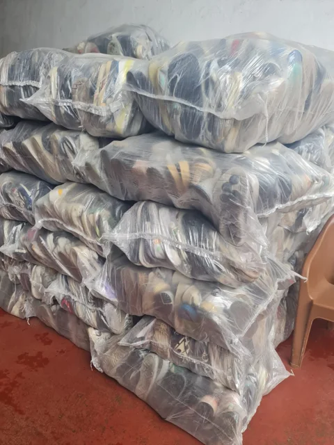 Shoe bales stock