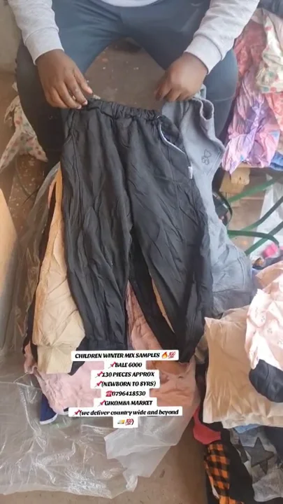 A look at opened clothing stock